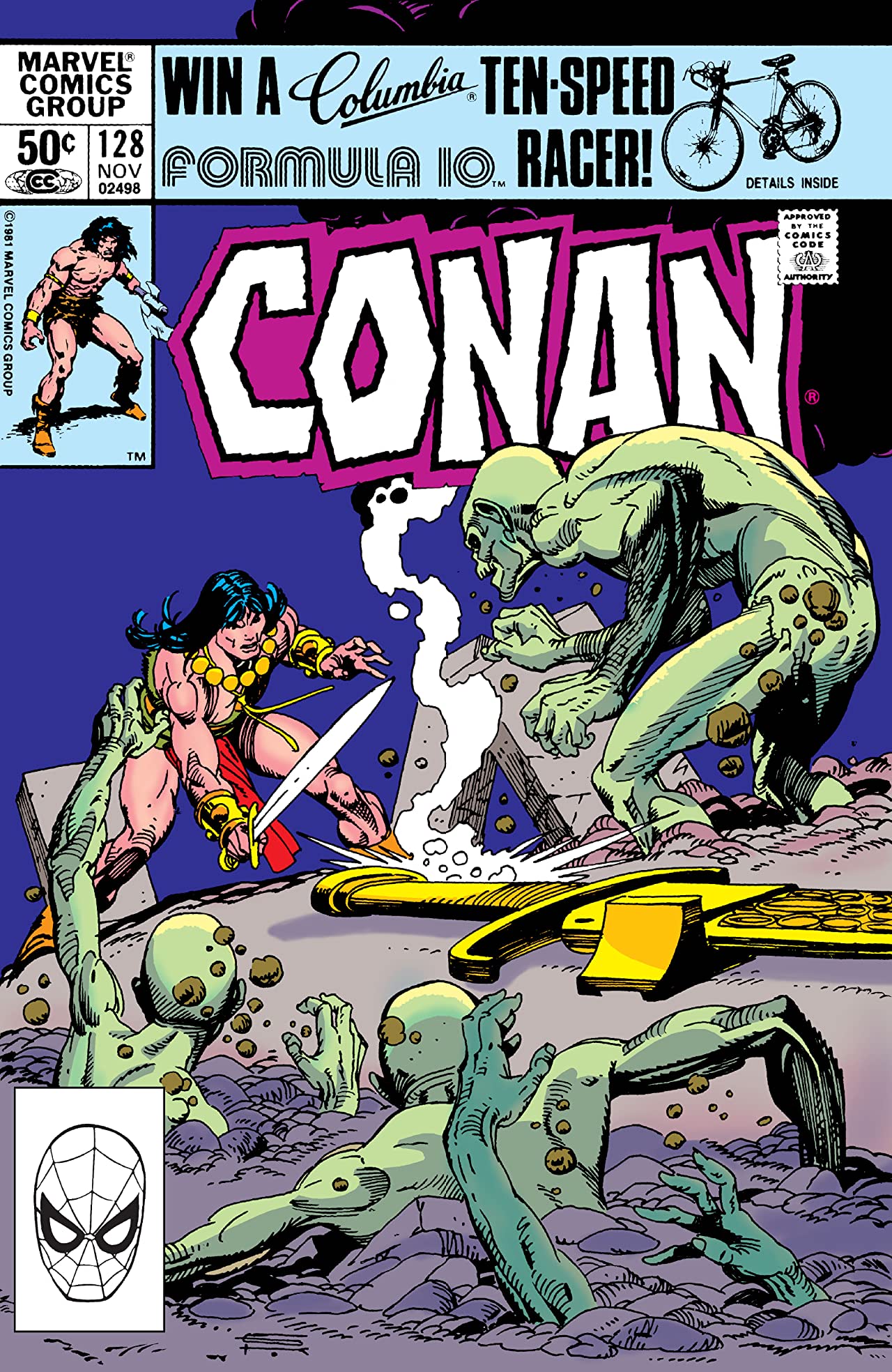 Conan the Barbarian #128 cover