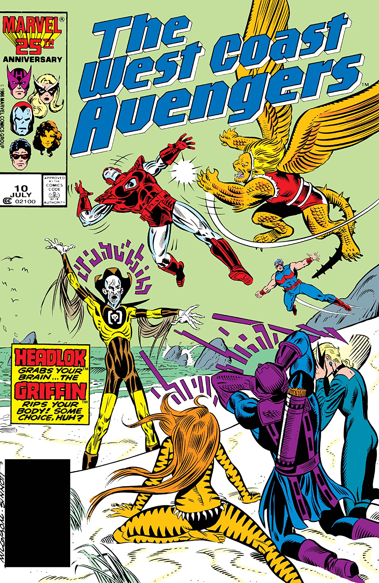 West Coast Avengers (1985) #10 cover