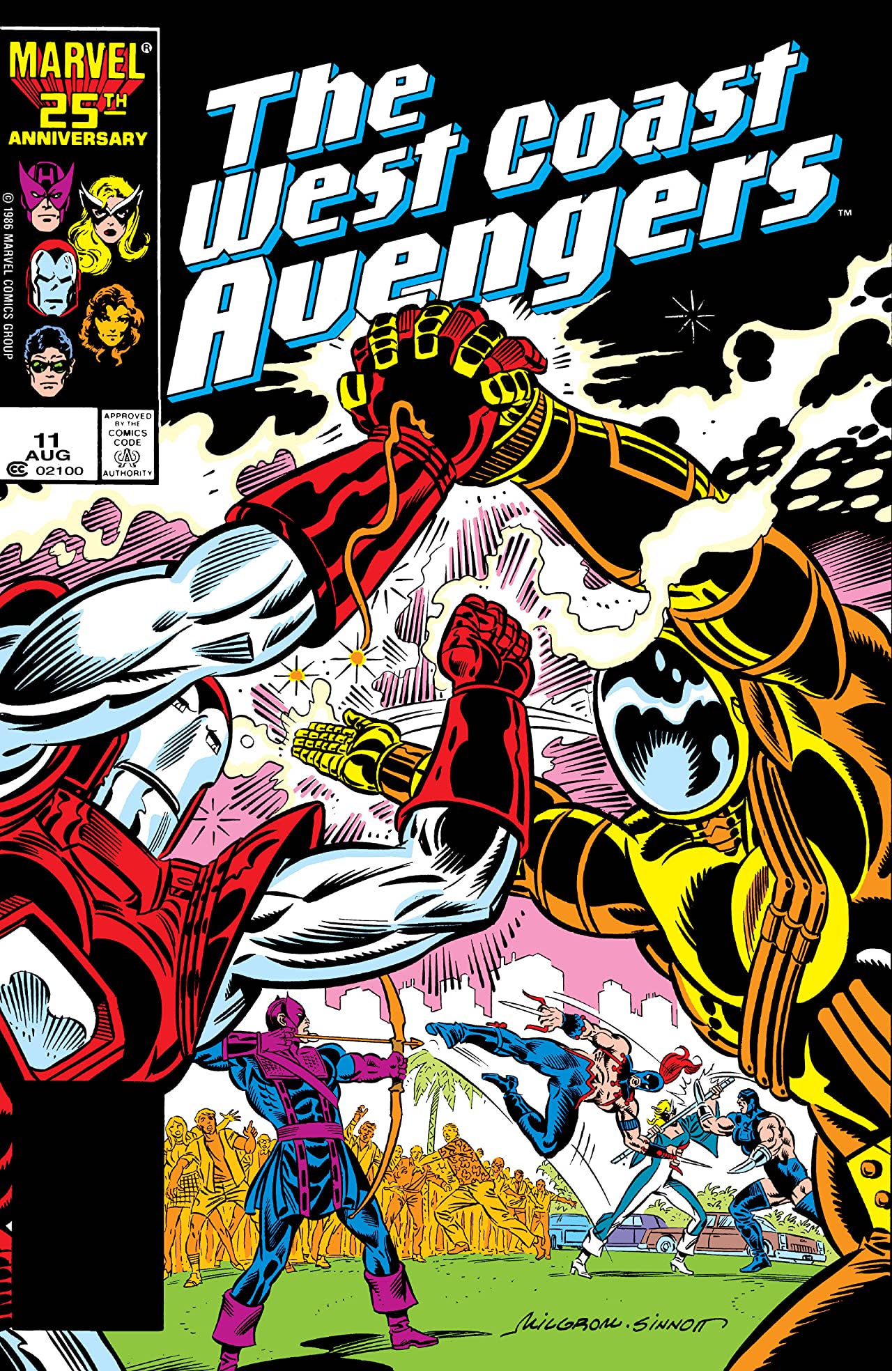 West Coast Avengers (1985) #11 cover