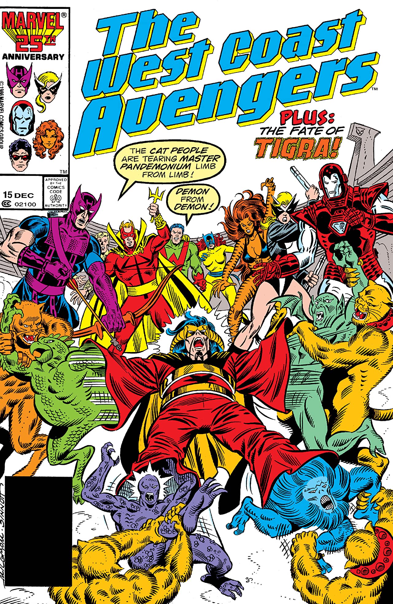 West Coast Avengers (1985) #15 cover