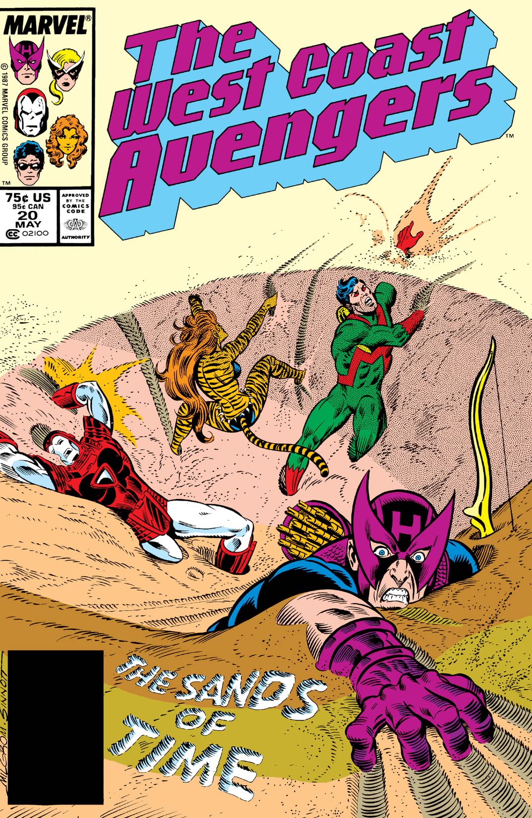 West Coast Avengers (1985) #20 cover