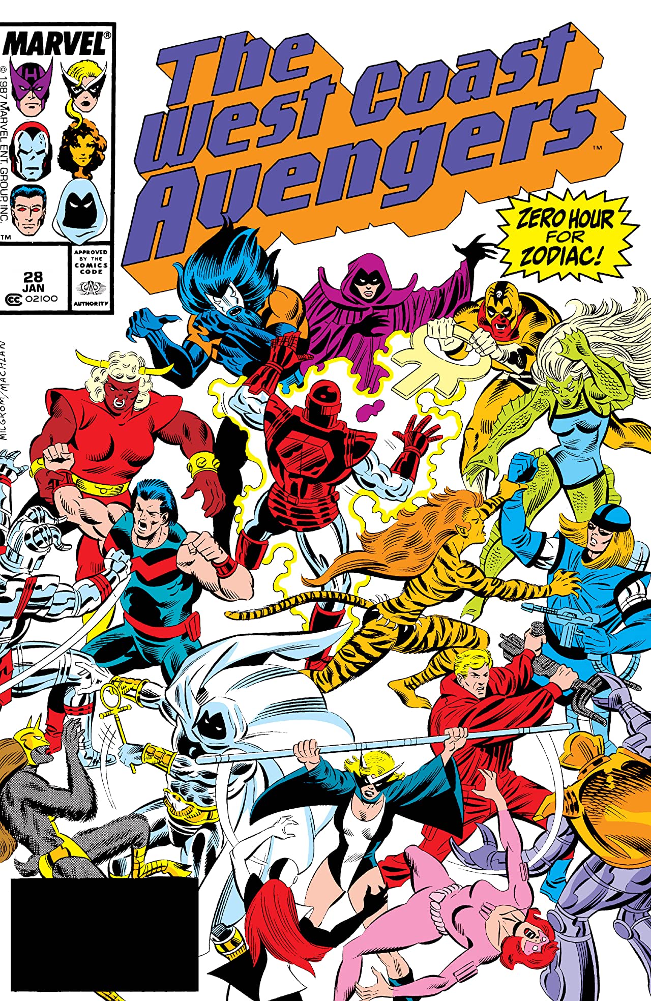 West Coast Avengers (1985) #28 cover