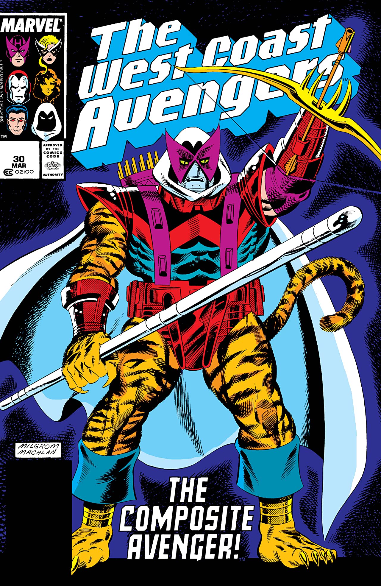 West Coast Avengers (1985) #30 cover