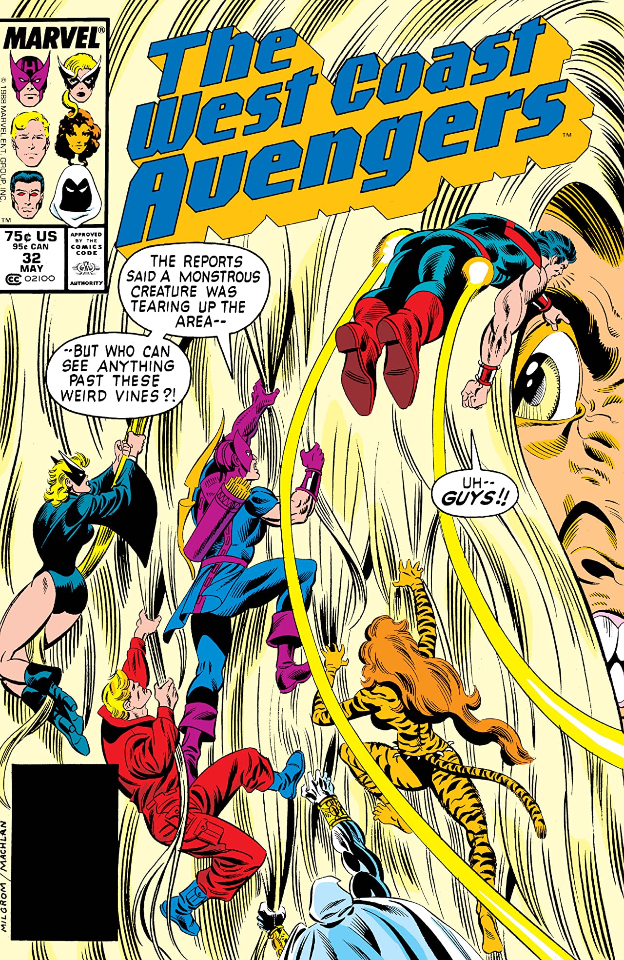 West Coast Avengers (1985) #32 cover