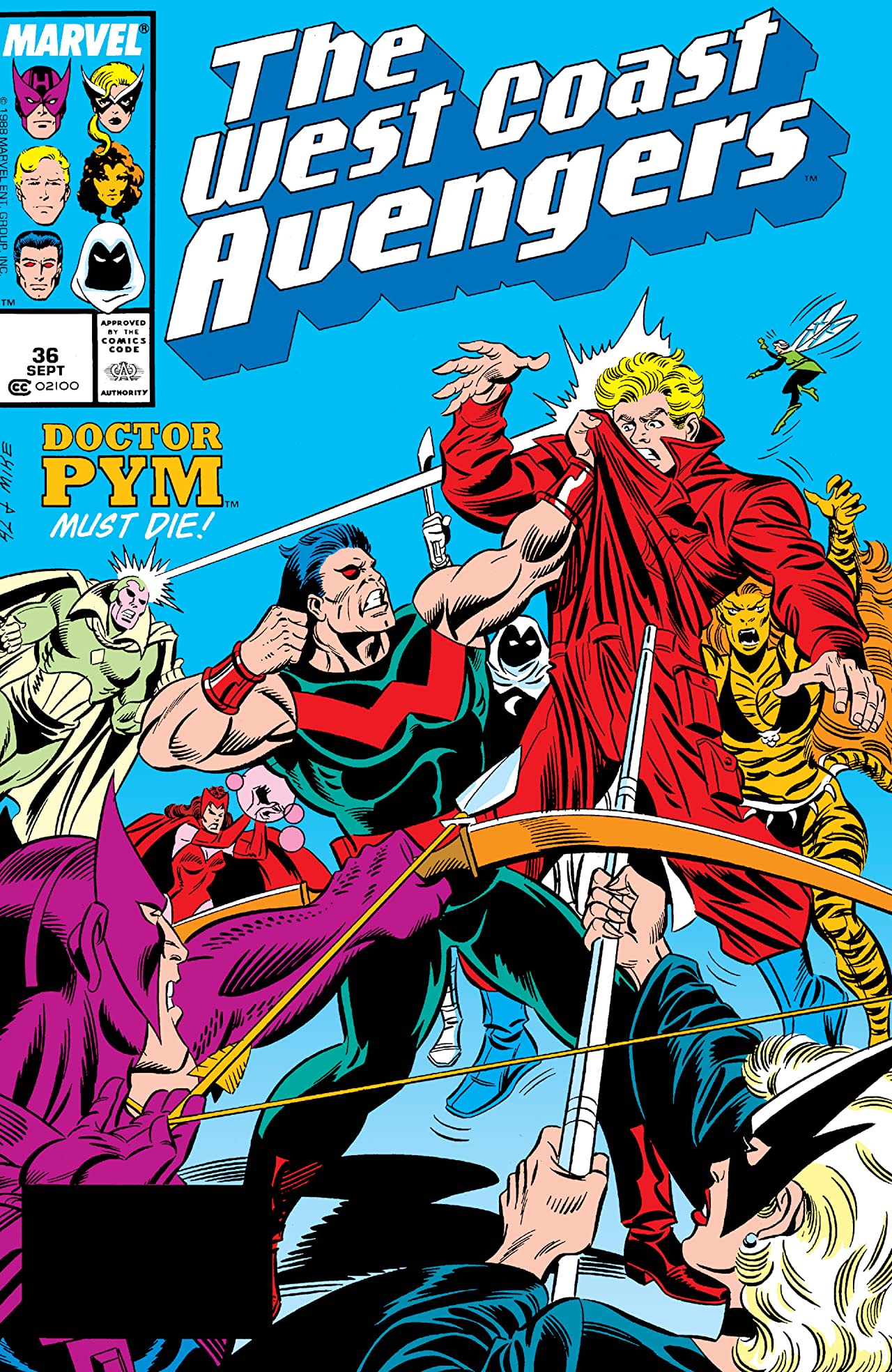 West Coast Avengers (1985) #36 cover