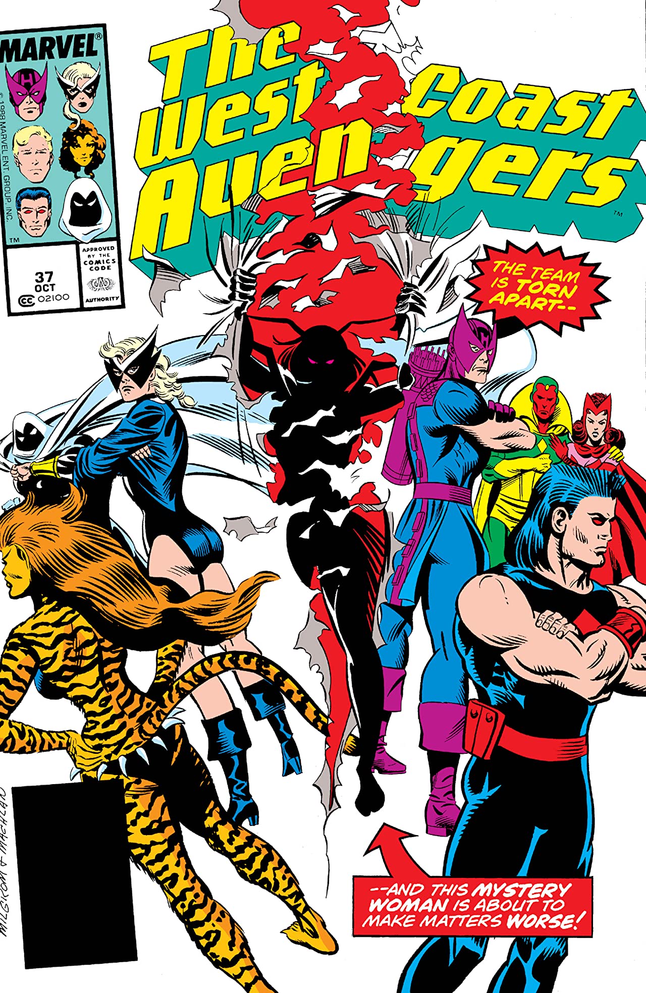 West Coast Avengers (1985) #37 cover