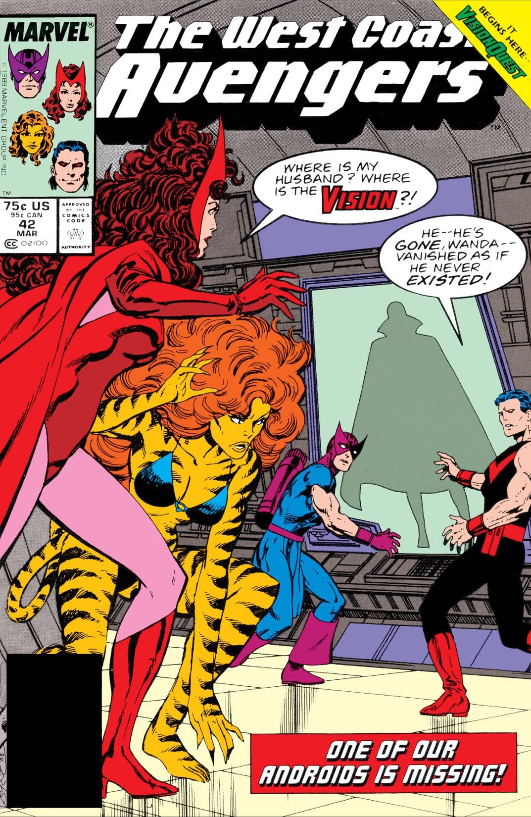 West Coast Avengers (1985) #42 cover