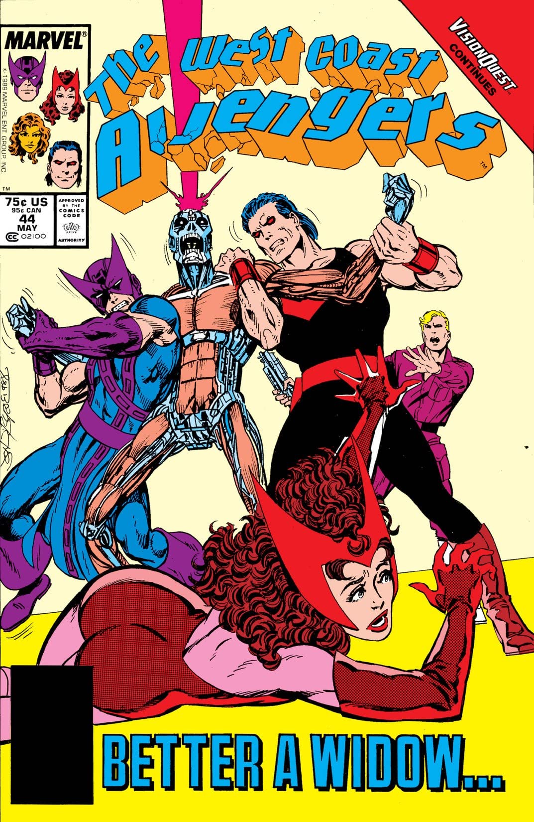 West Coast Avengers (1985) #44 cover