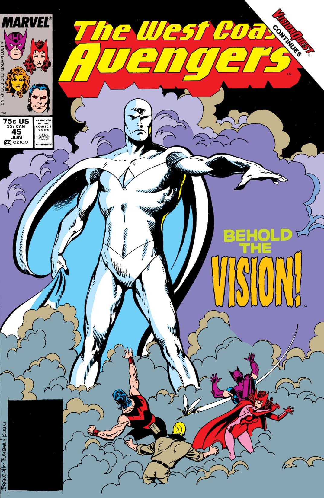 West Coast Avengers (1985) #45 cover