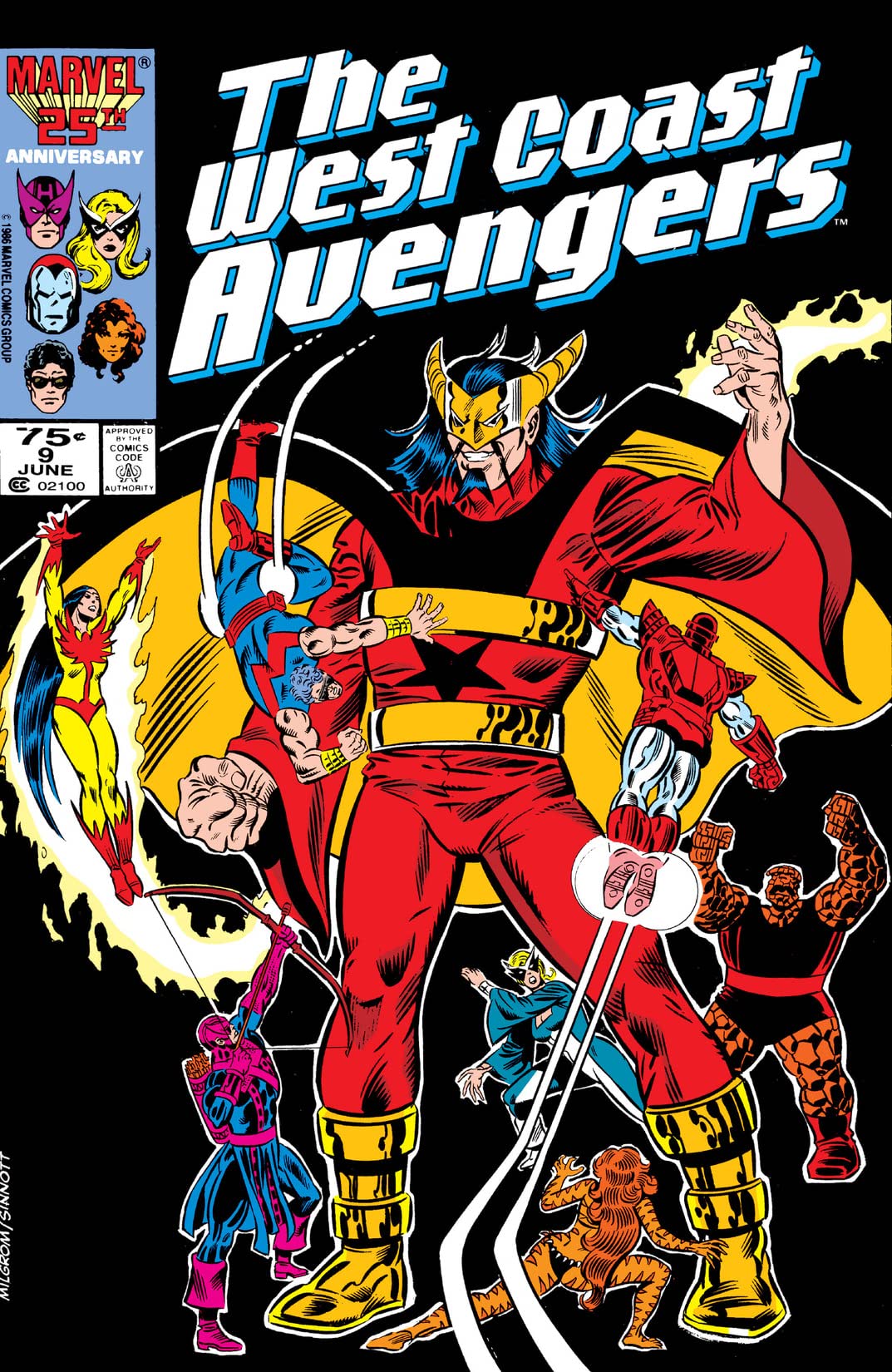 West Coast Avengers (1985) #9 cover