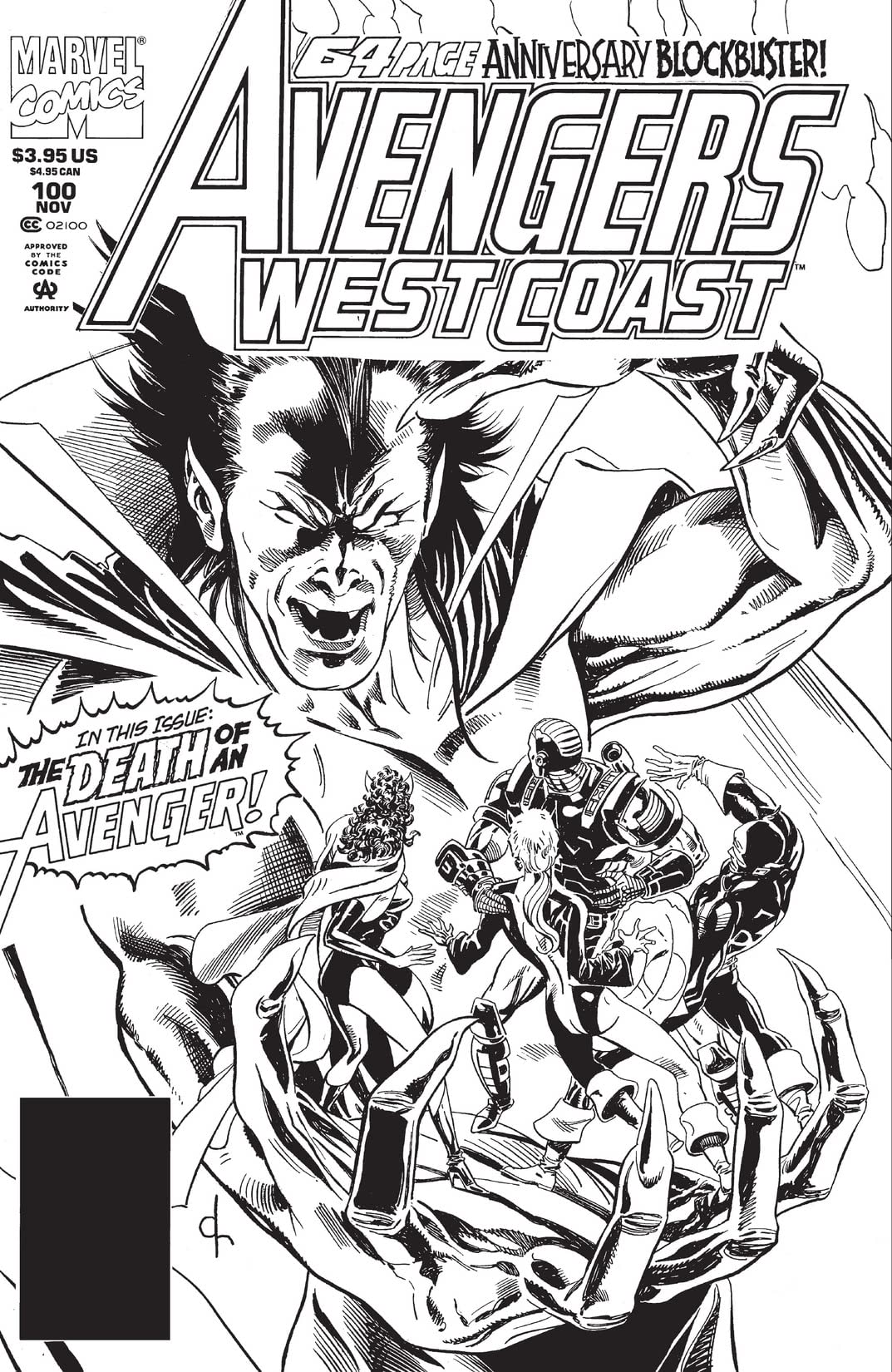 Avengers West Coast (1989) #100