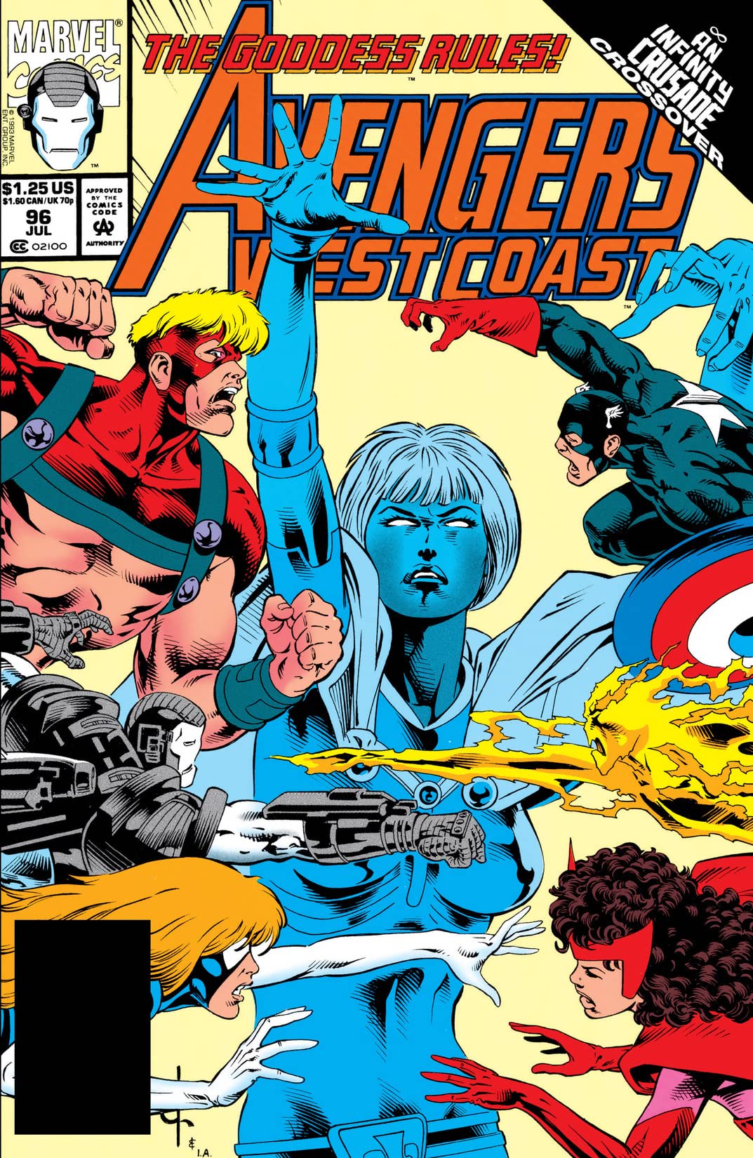 Avengers West Coast (1989) #96