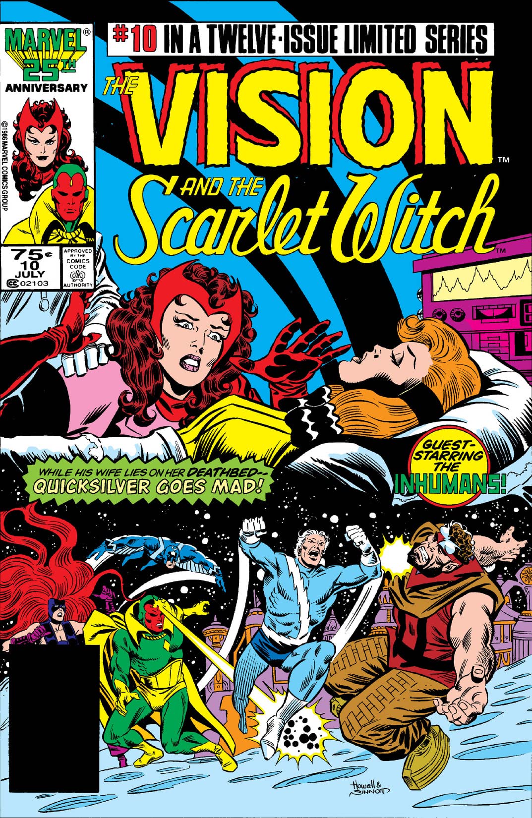 The Vision and the Scarlet Witch (1985) #10 cover