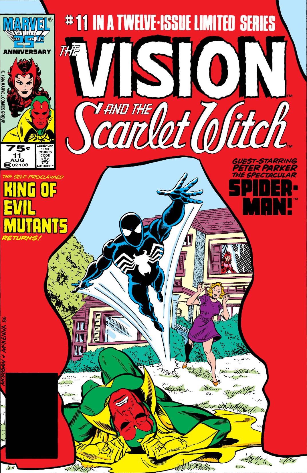 The Vision and the Scarlet Witch (1985) #11 cover