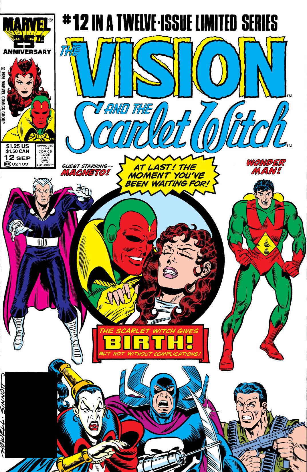 The Vision and the Scarlet Witch (1985) #12 cover