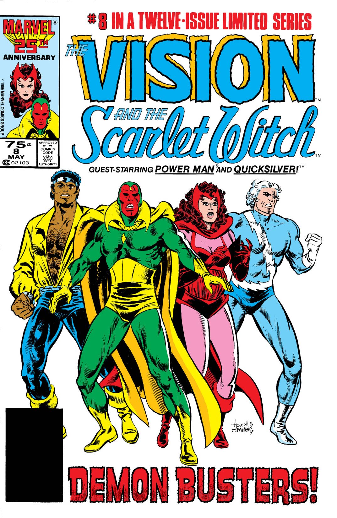 The Vision and the Scarlet Witch (1985) #8 cover