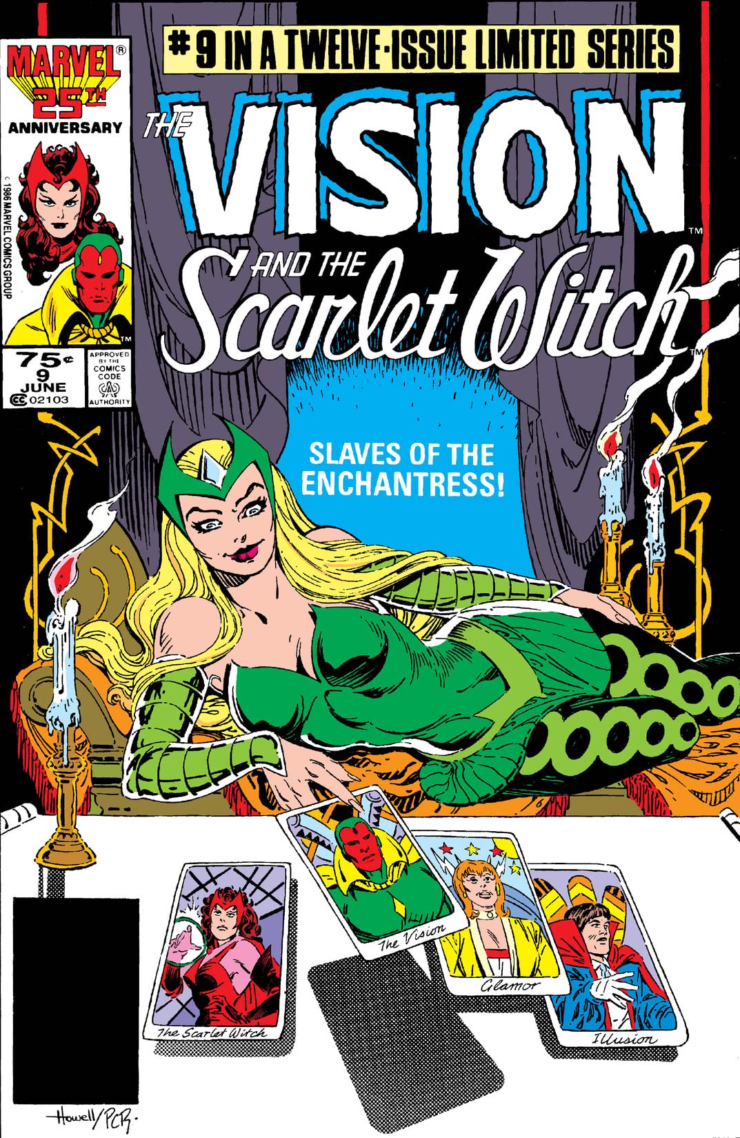 The Vision and the Scarlet Witch (1985) #9 cover