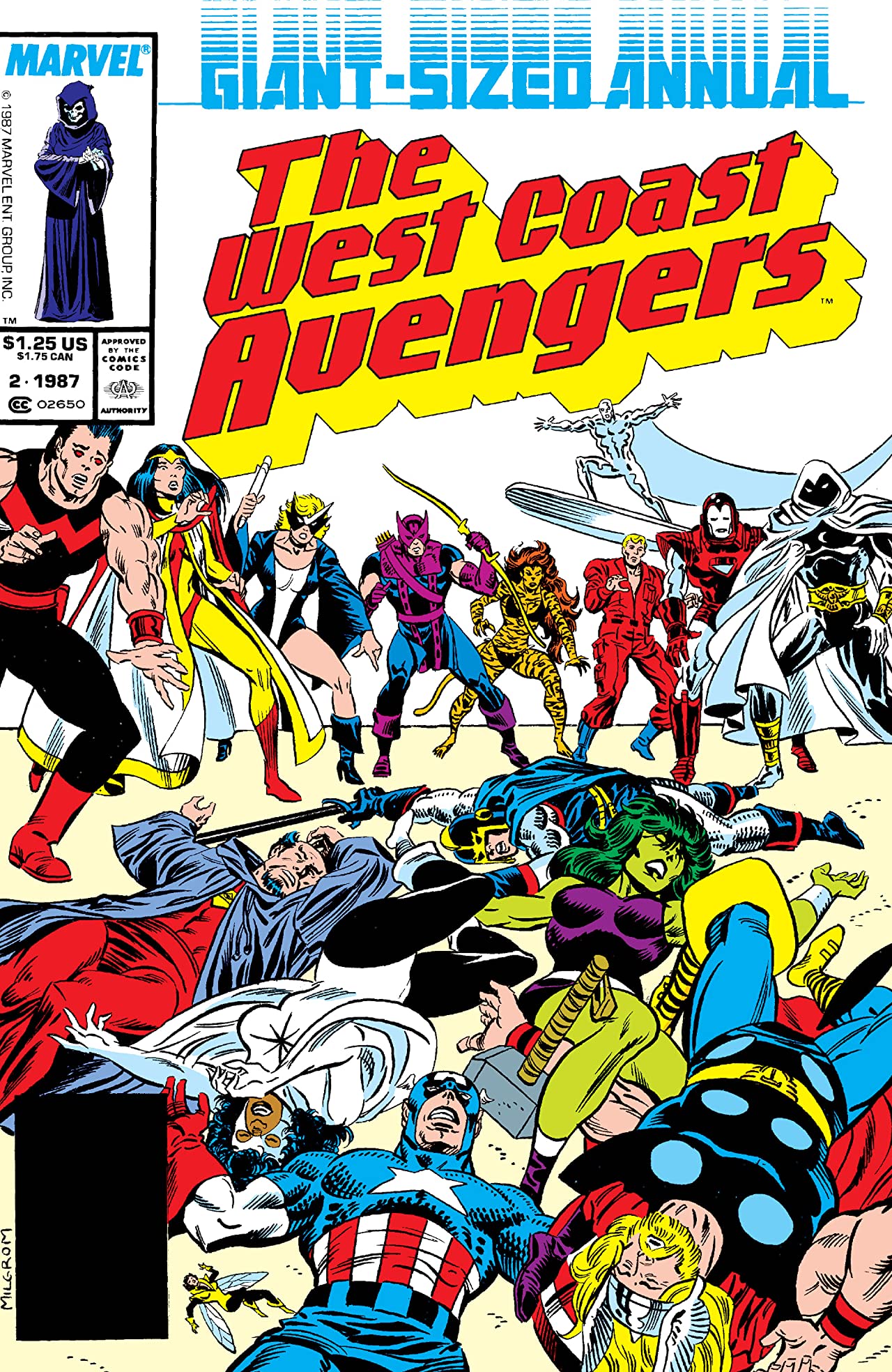 The West Coast Avengers Annual #2 cover