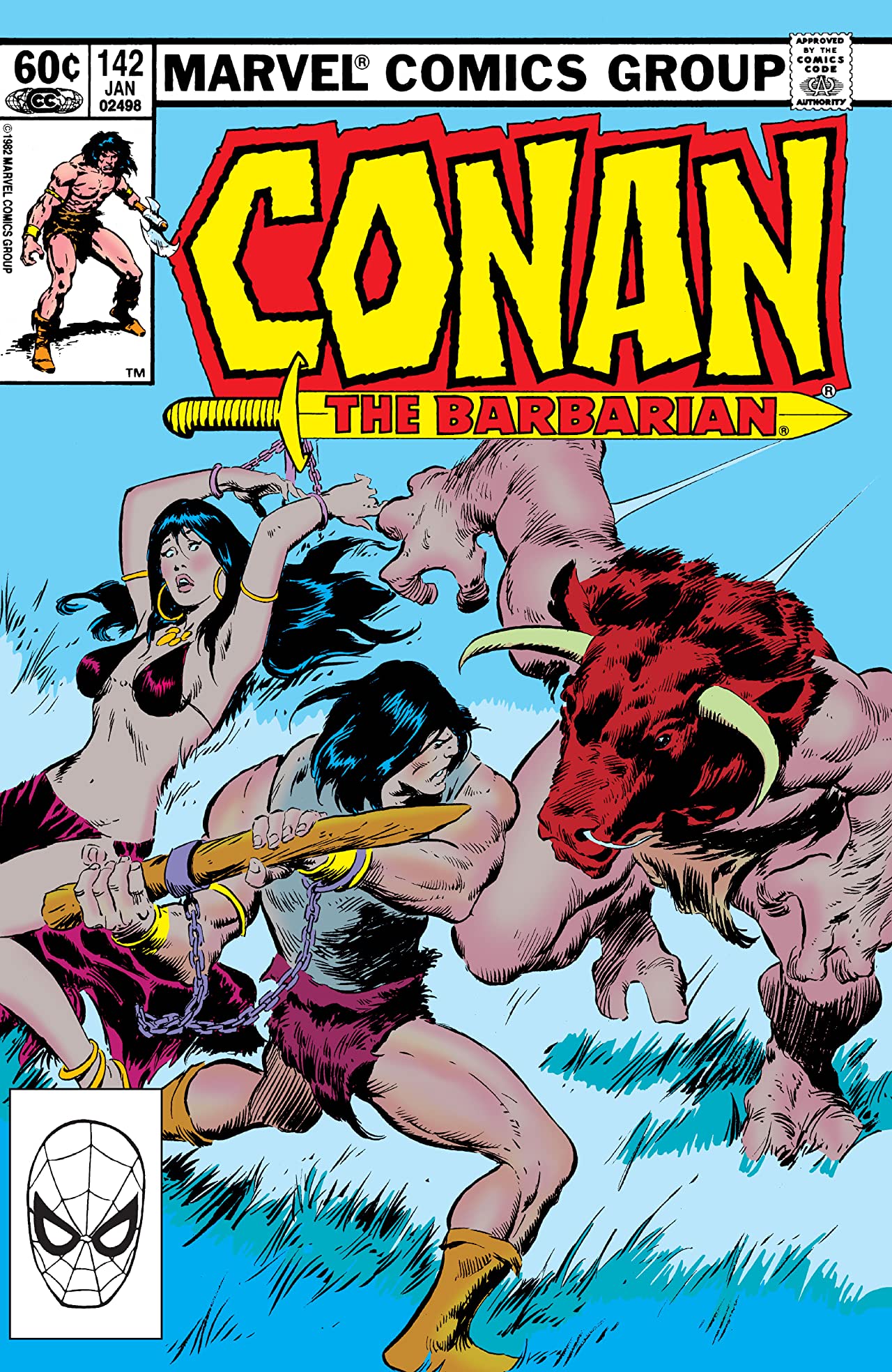 Conan the Barbarian #142 cover