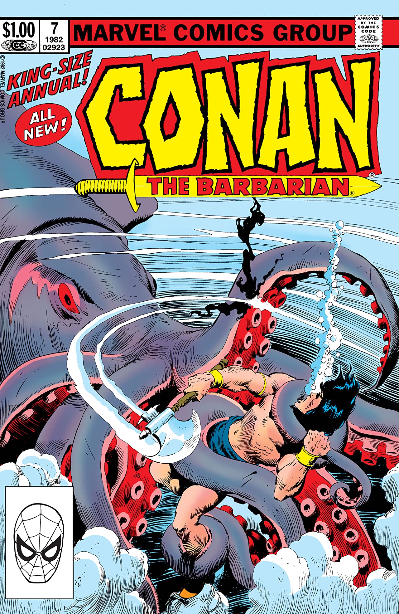Conan Annual (1973) #7 cover