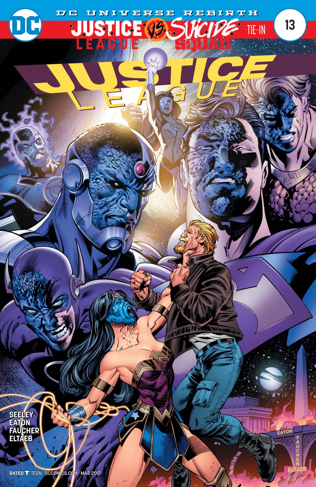 Cover of Justice League #13