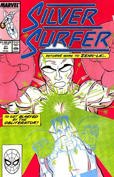 Silver Surfer (1987) #21 cover