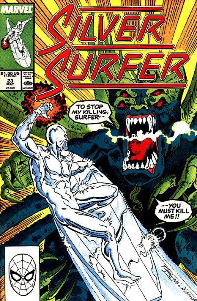 Silver Surfer (1987) #23 cover