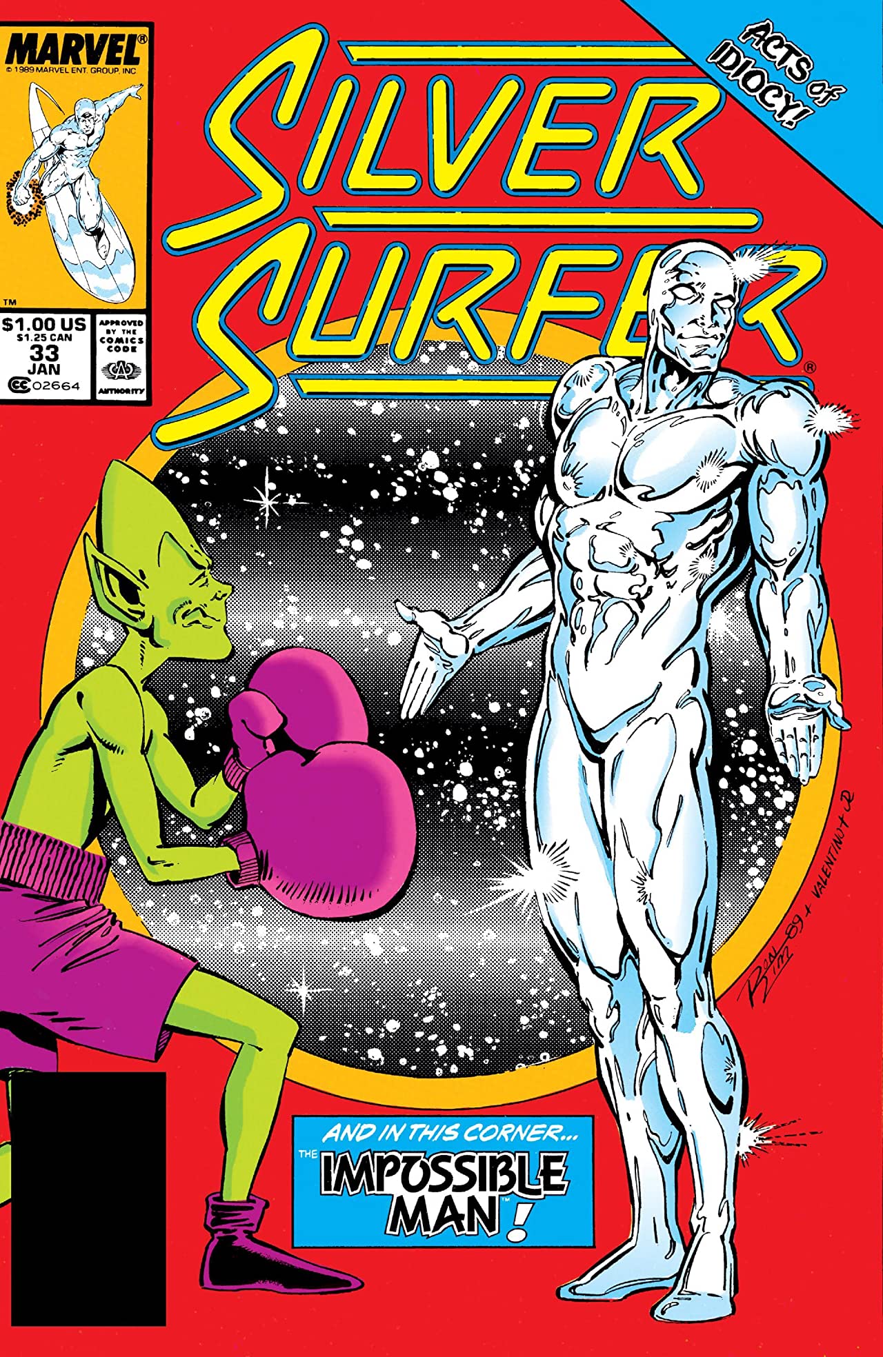 Silver Surfer (1987) #33 cover