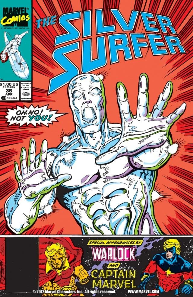 Silver Surfer (1987) #36 cover