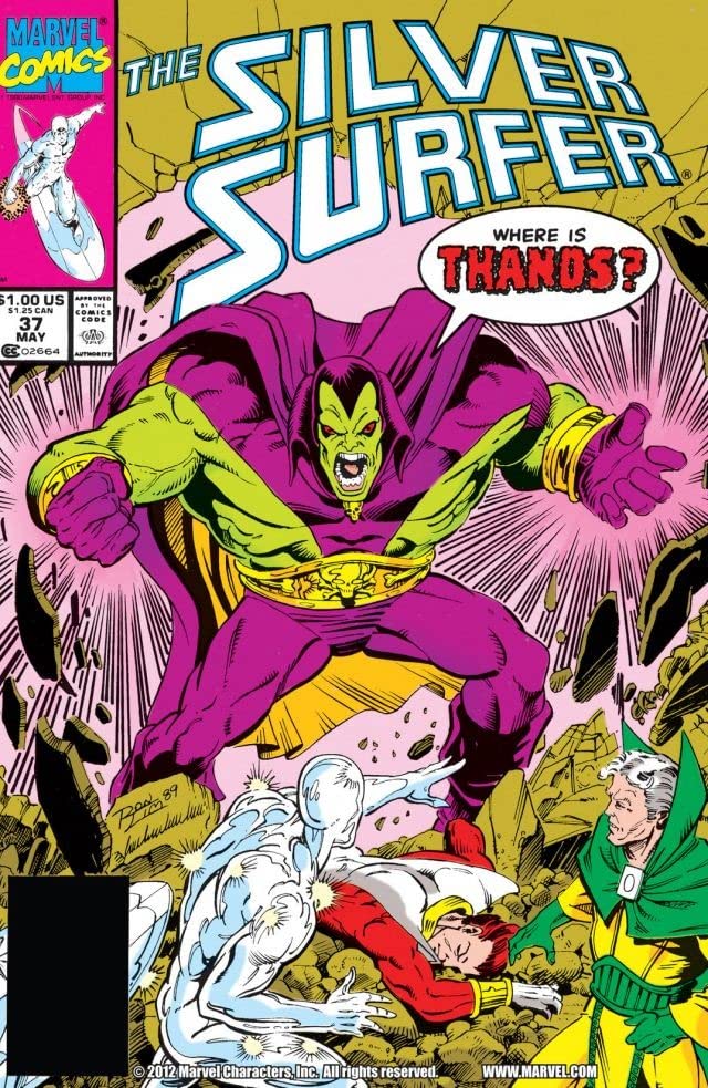 Silver Surfer (1987) #37 cover