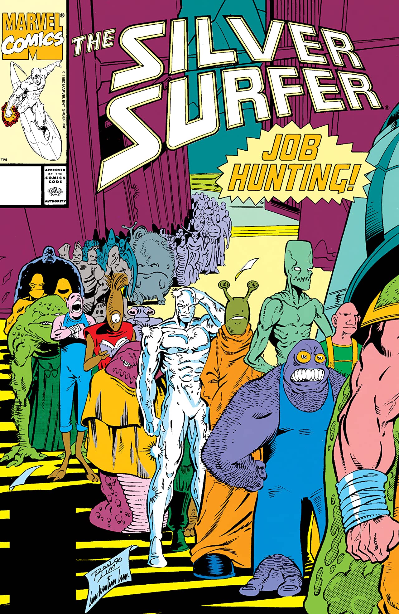 Silver Surfer (1987) #41 cover