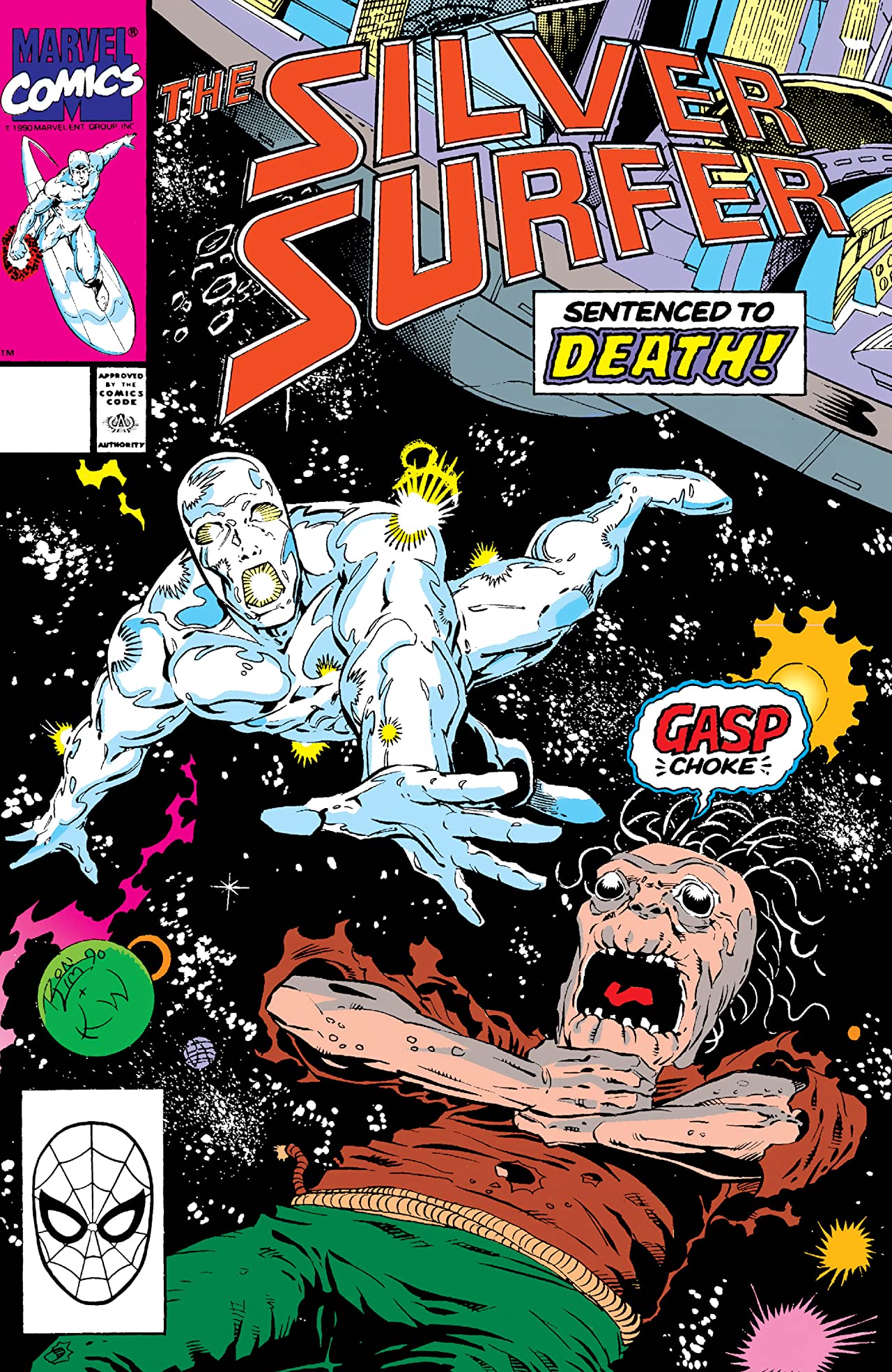 Silver Surfer (1987) #43 cover