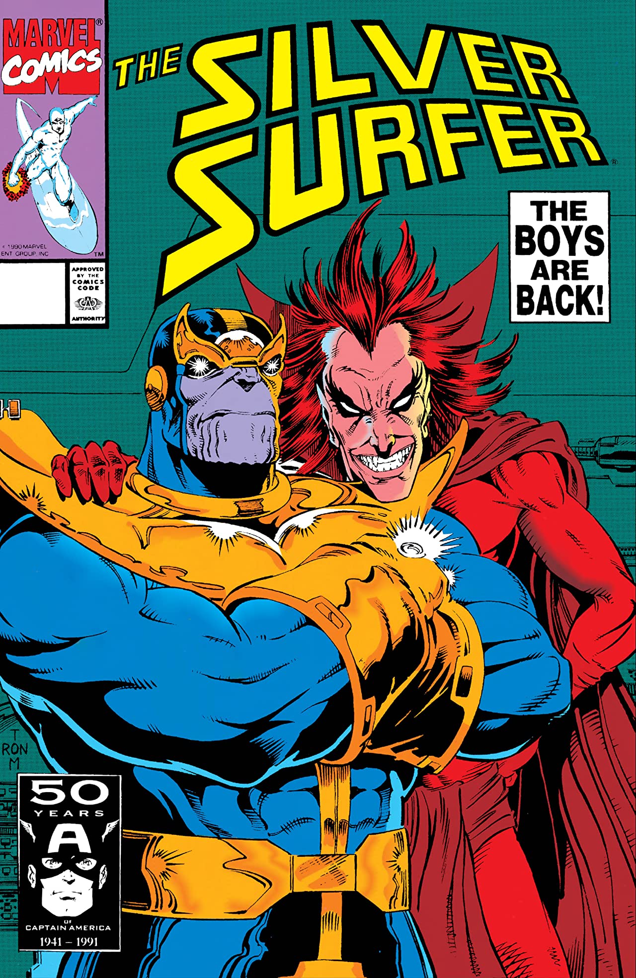 Silver Surfer (1987) #45 cover
