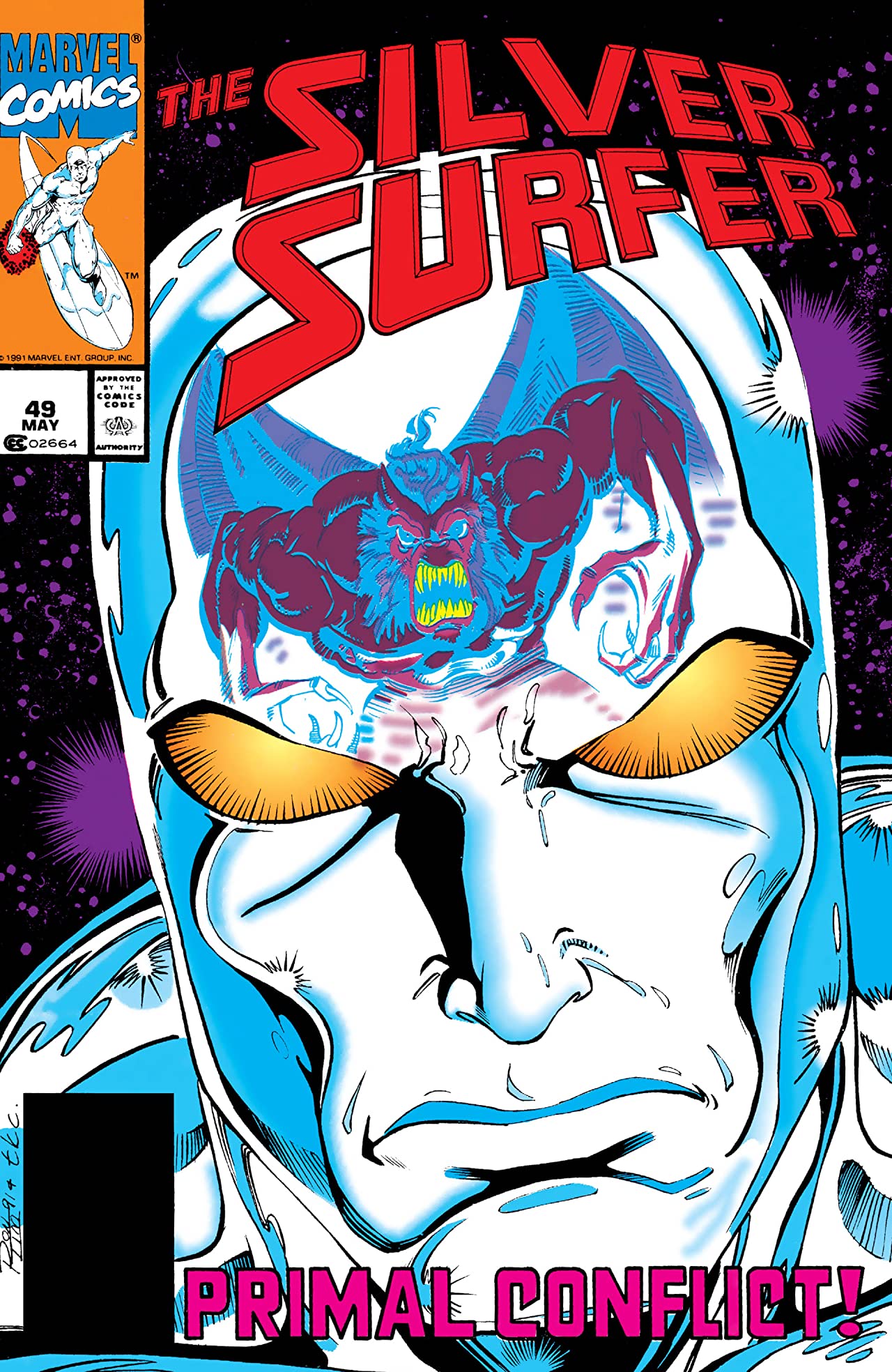 Silver Surfer (1987) #49 cover
