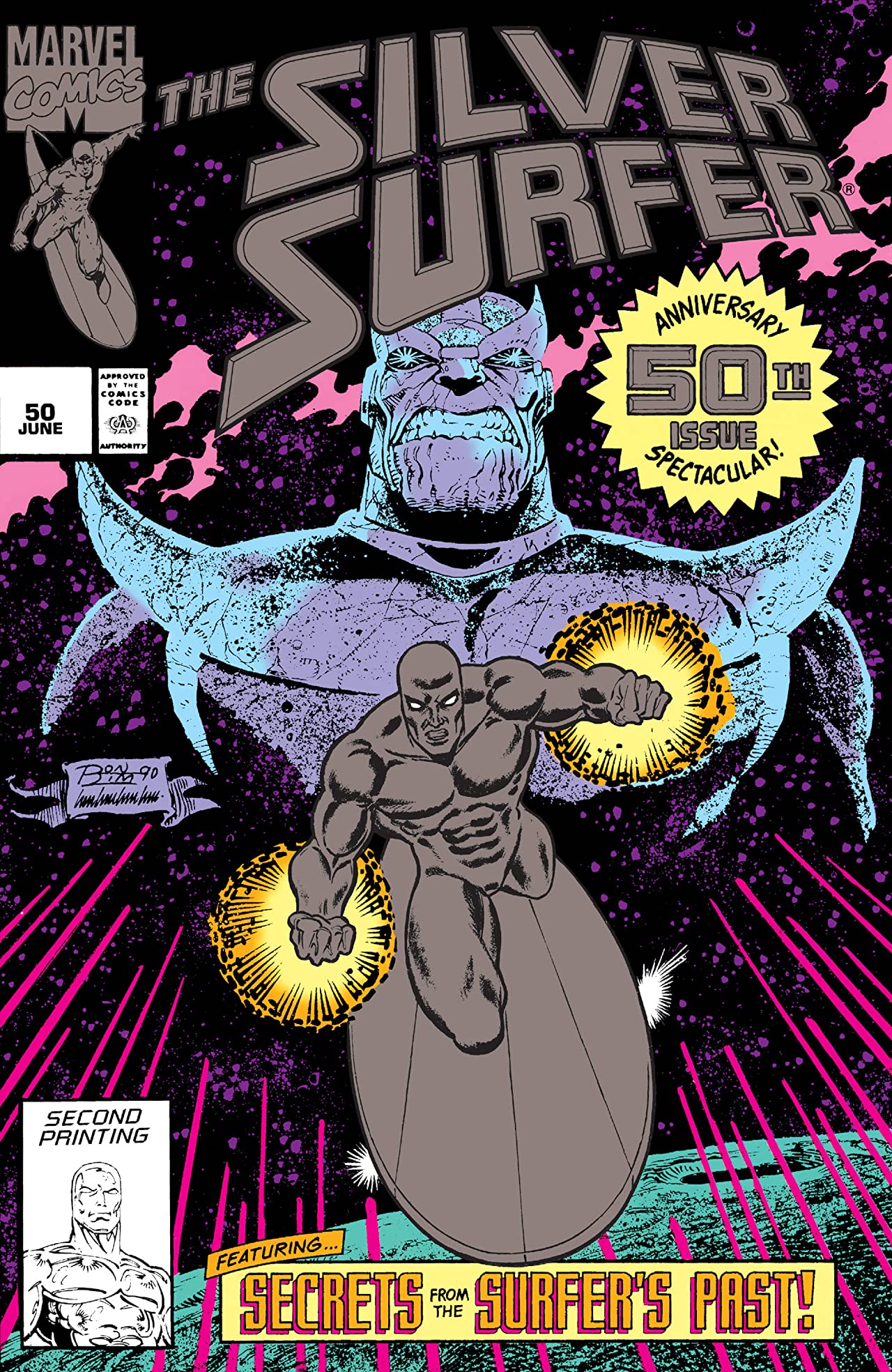Silver Surfer (1987) #50 cover