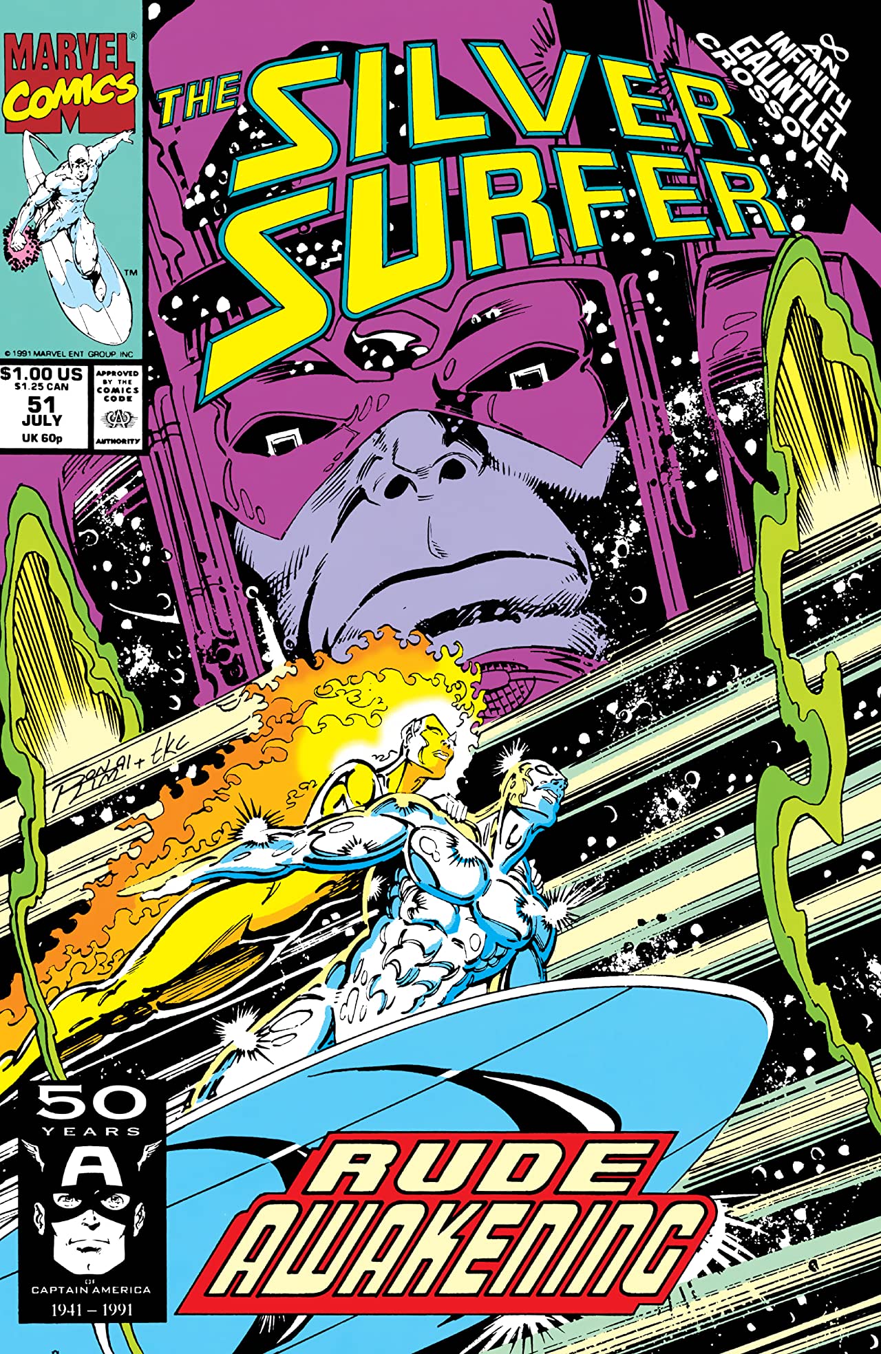 Silver Surfer (1987) #51 cover