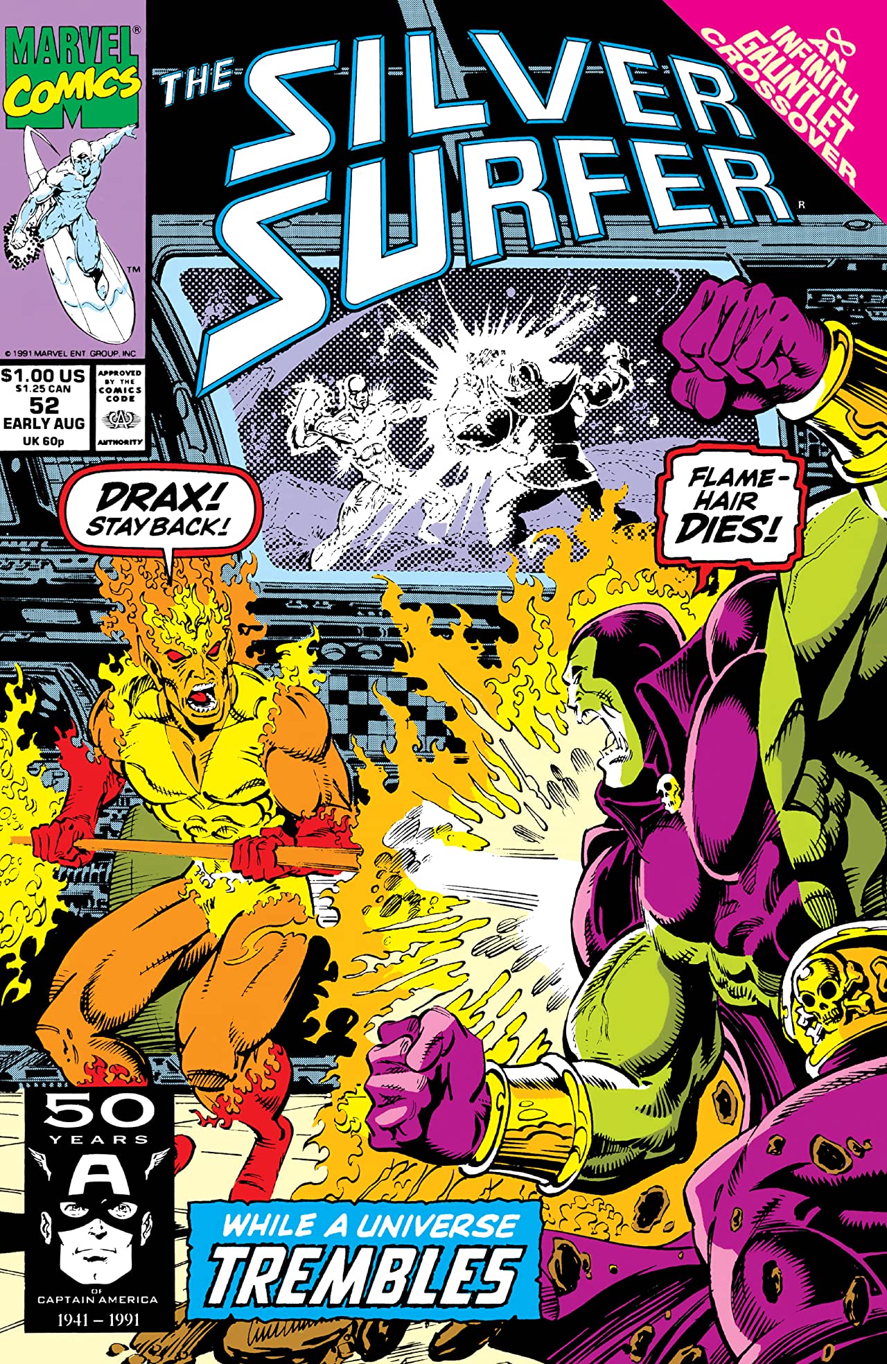 Silver Surfer (1987) #52 cover