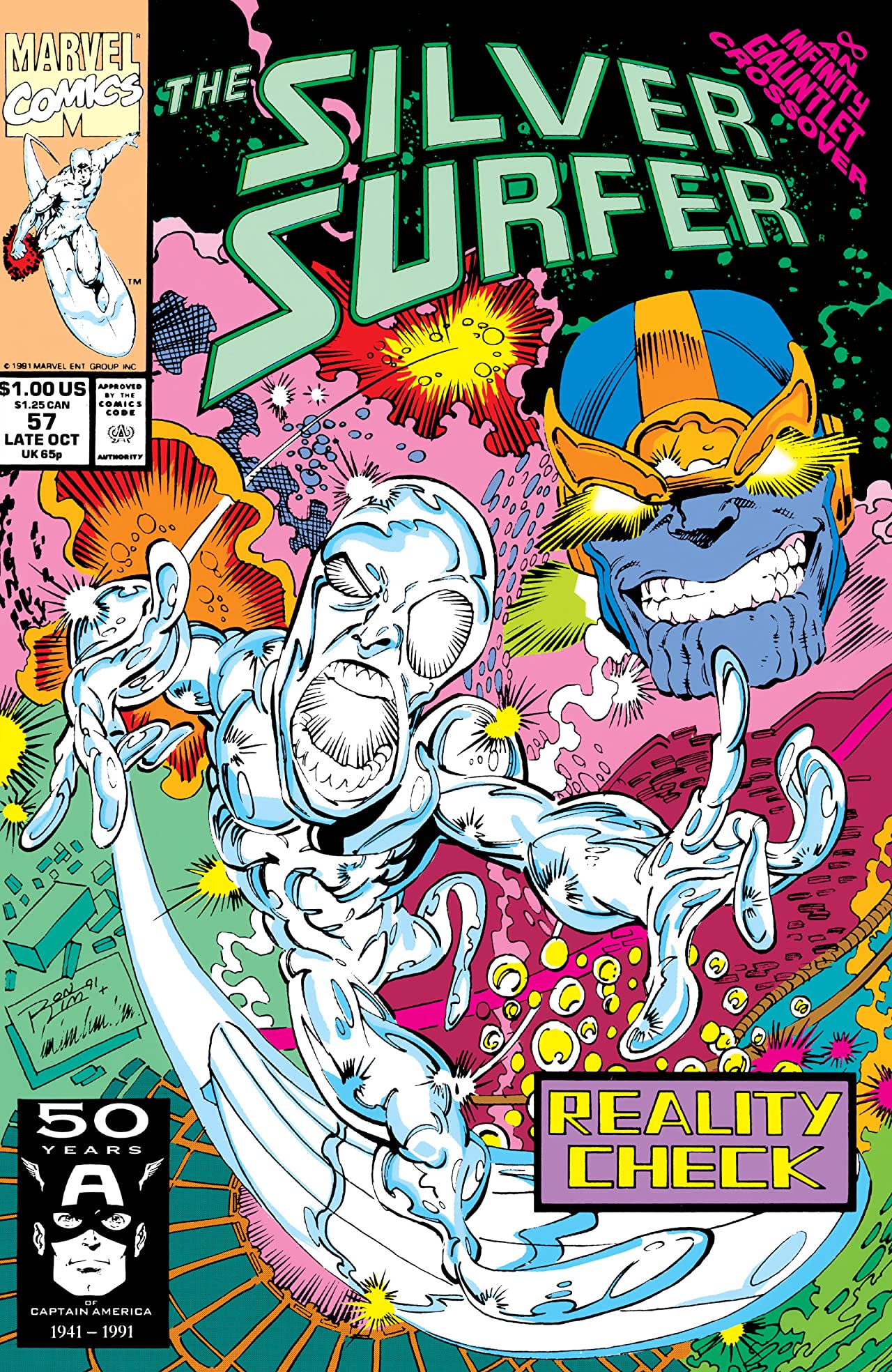 Silver Surfer (1987) #57 cover