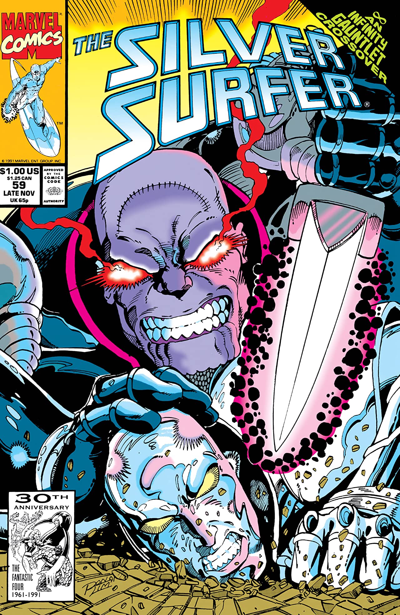 Silver Surfer (1987) #59 cover