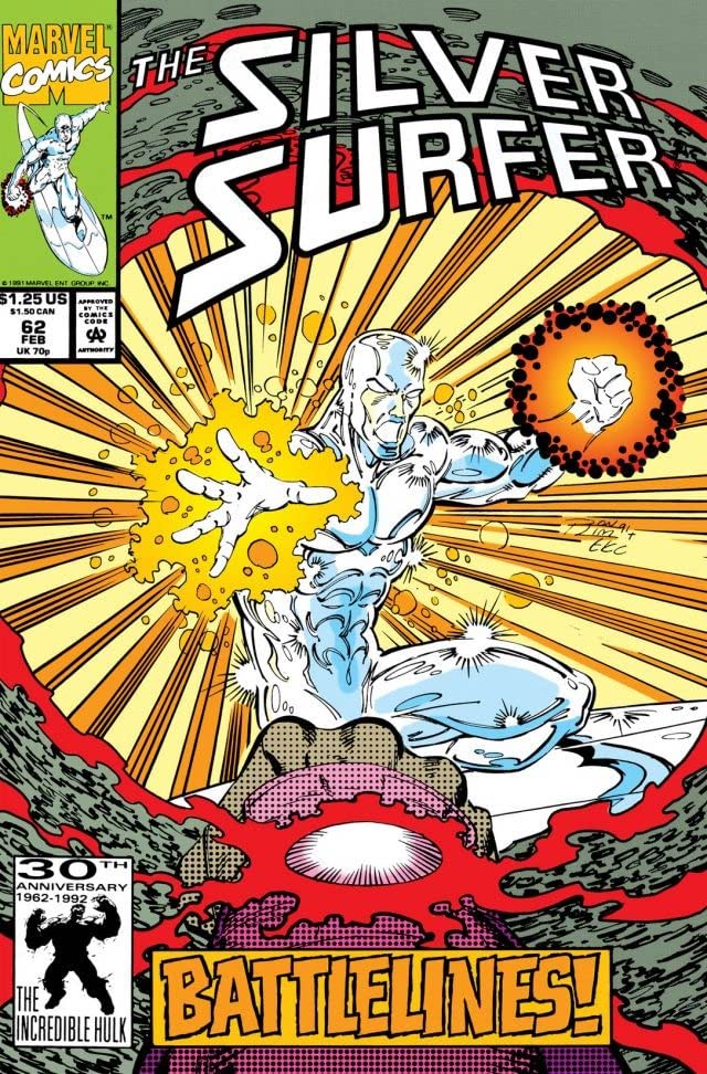 Silver Surfer (1987) #62 cover