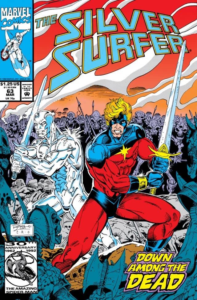 Silver Surfer (1987) #63 cover