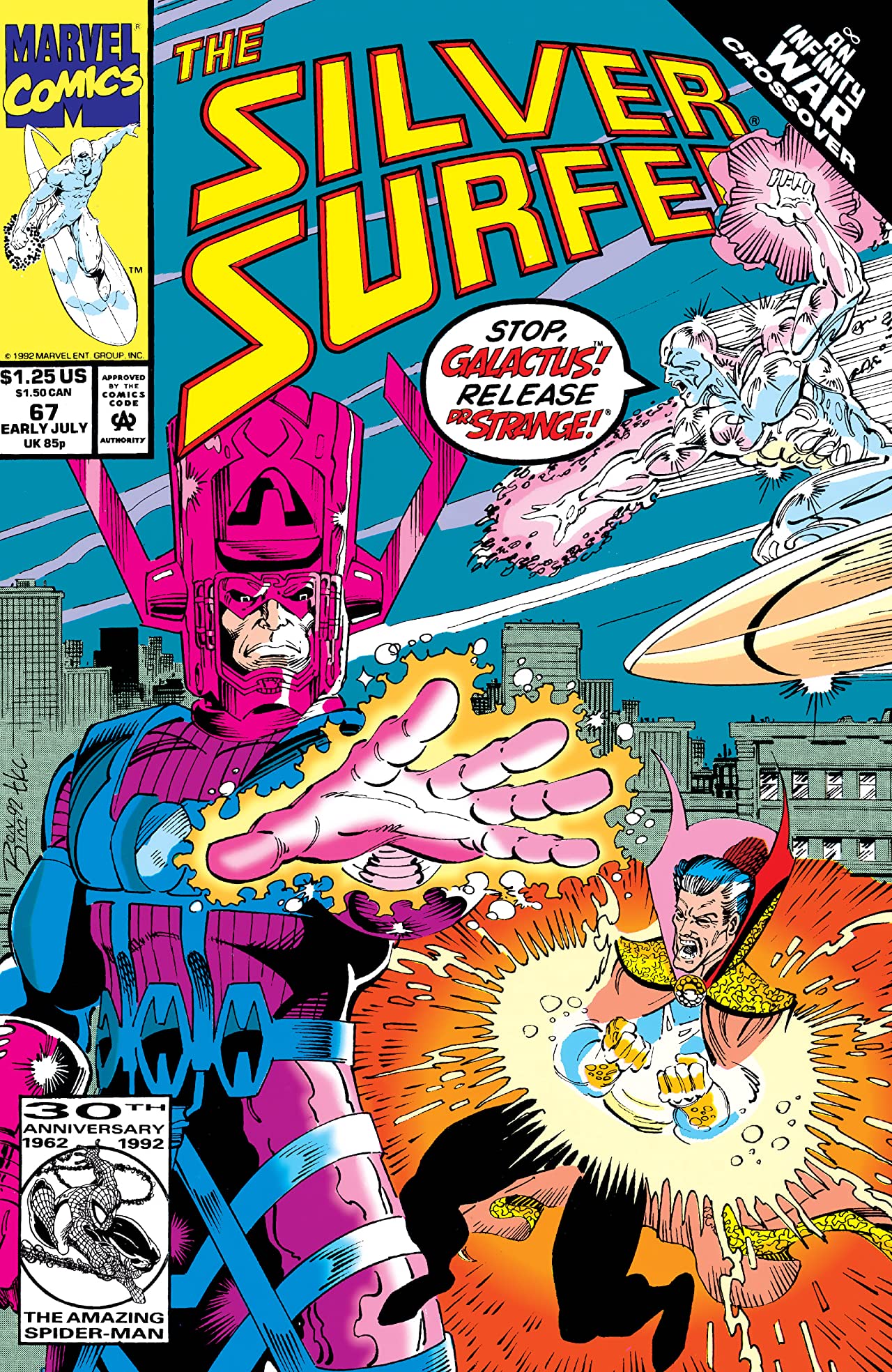 Silver Surfer (1987) #67 cover