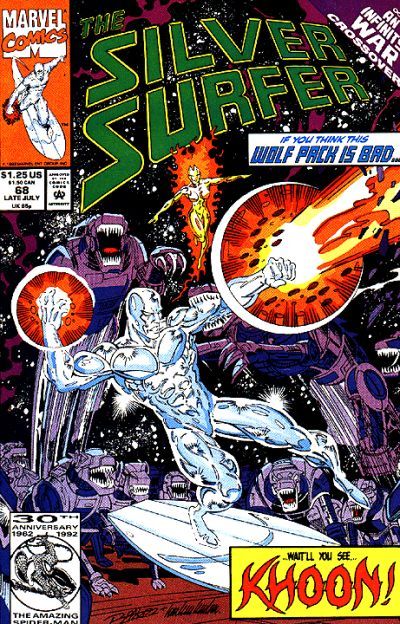 Silver Surfer (1987) #68 cover