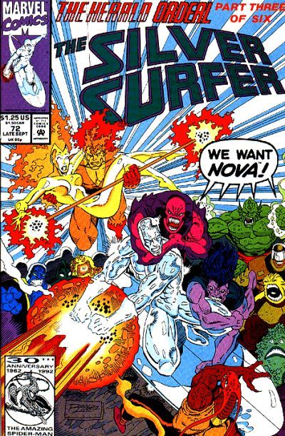 Silver Surfer (1987) #72 cover