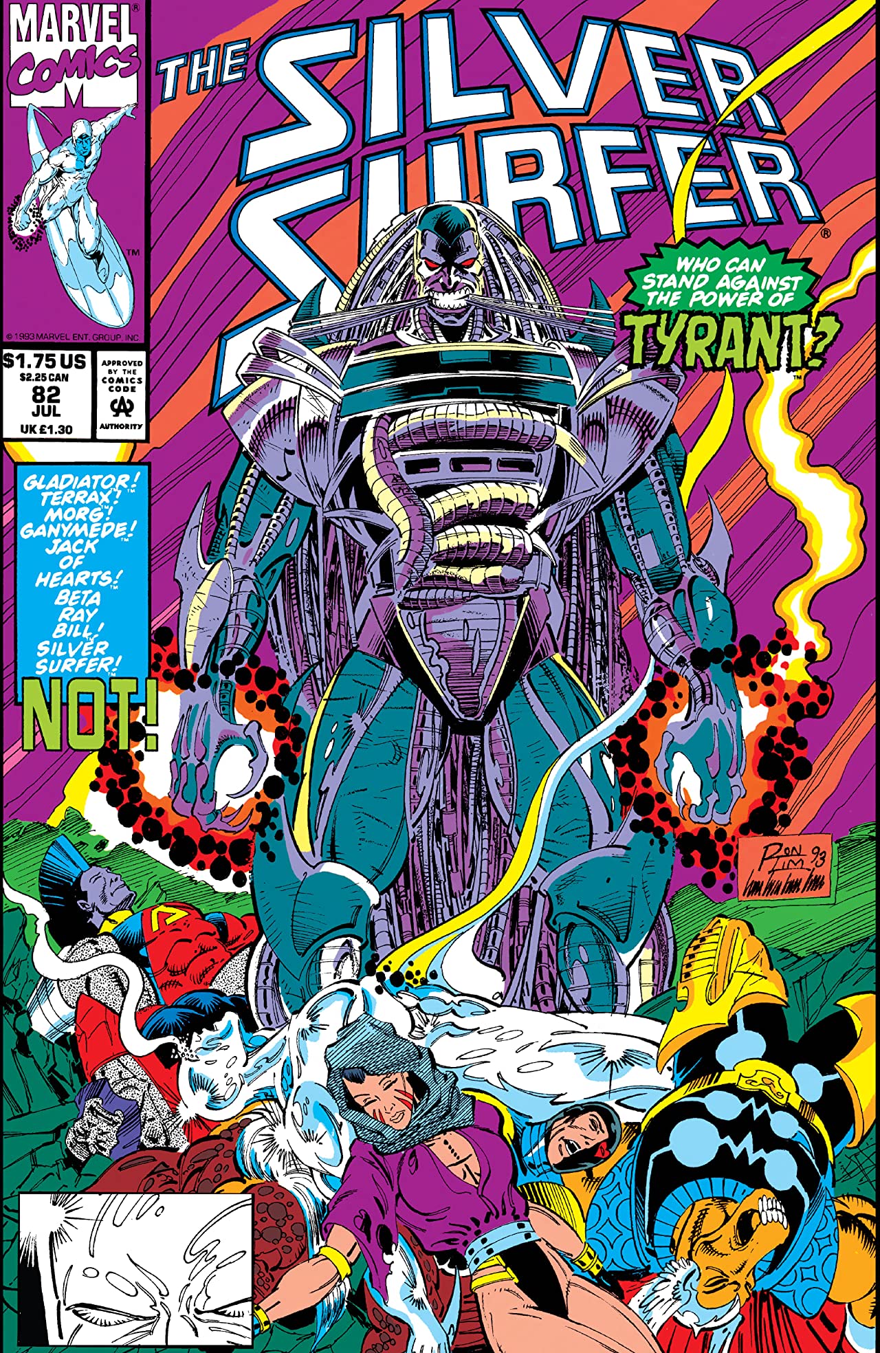 Silver Surfer (1987) #82 cover