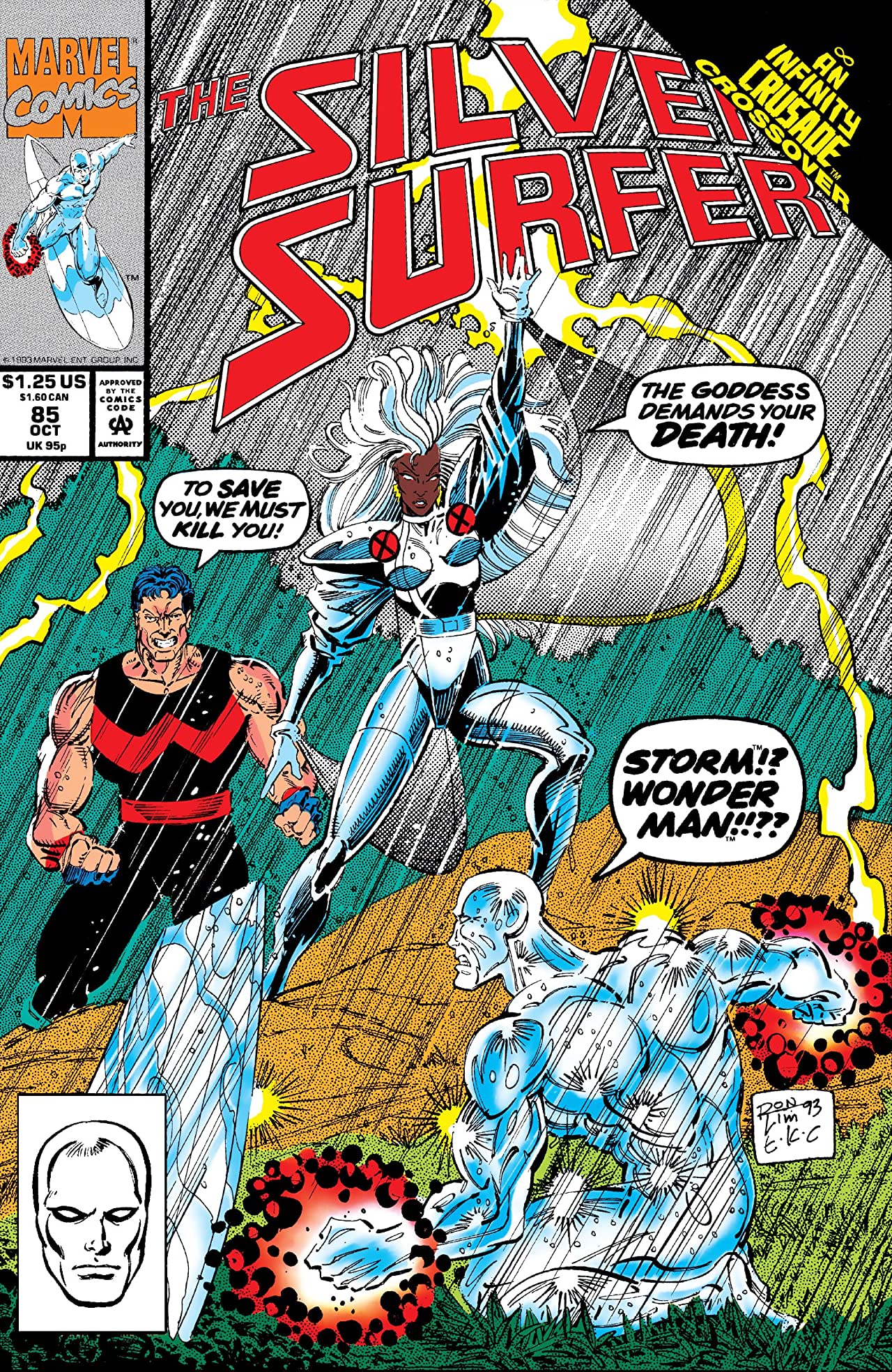 Silver Surfer (1987) #85 cover