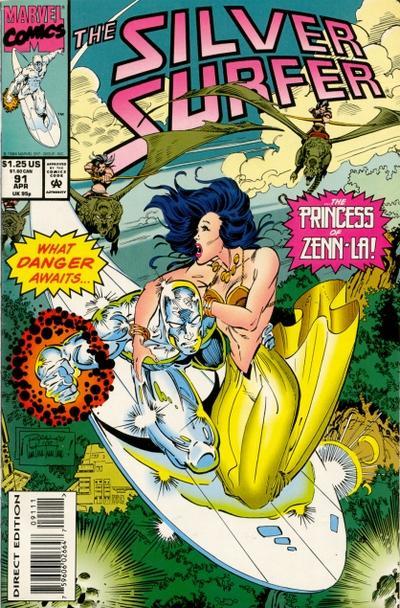 Silver Surfer (1987) #91 cover