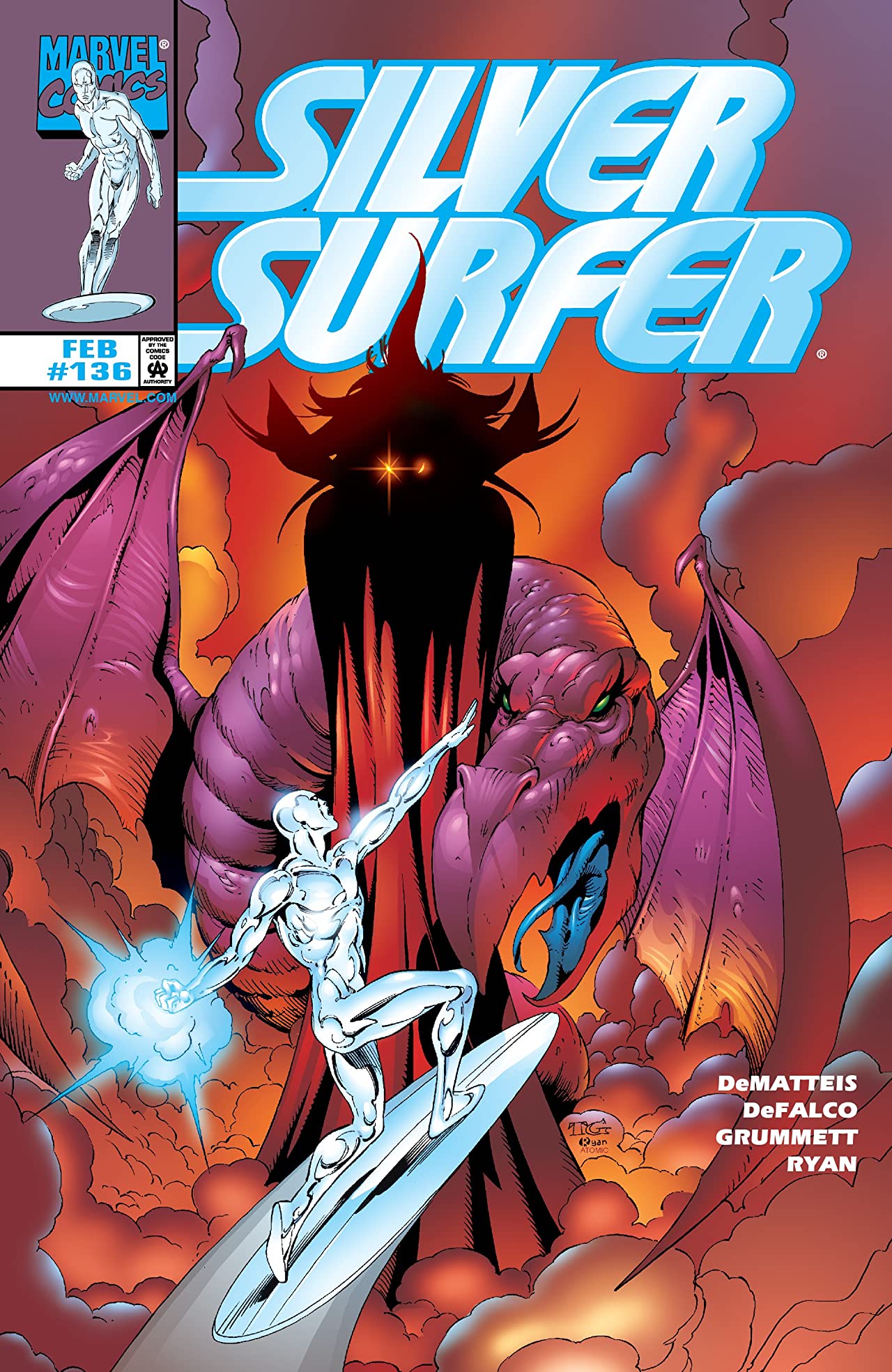 Silver Surfer (1987) #136 cover