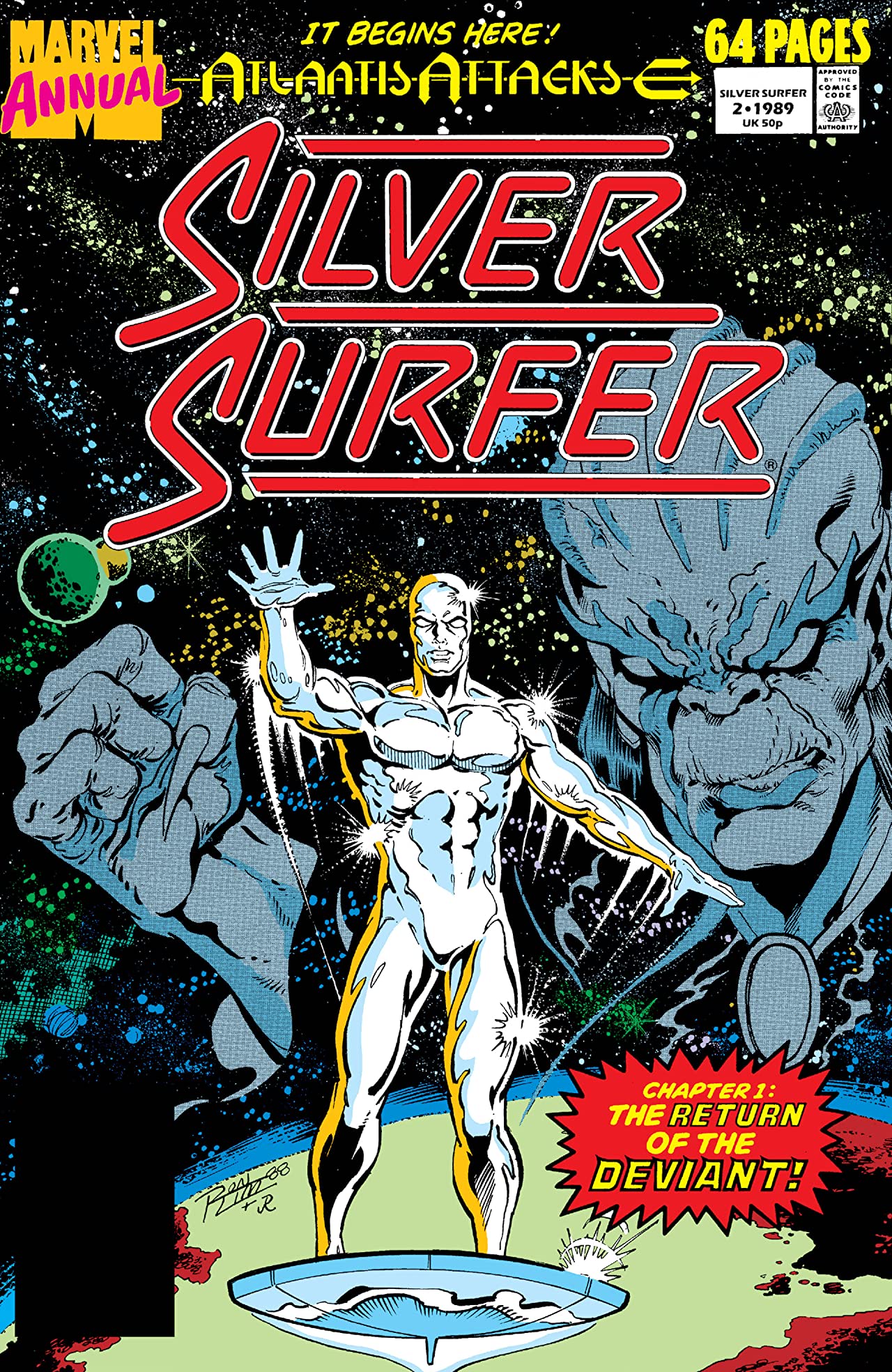 Cover of Silver Surfer Annual