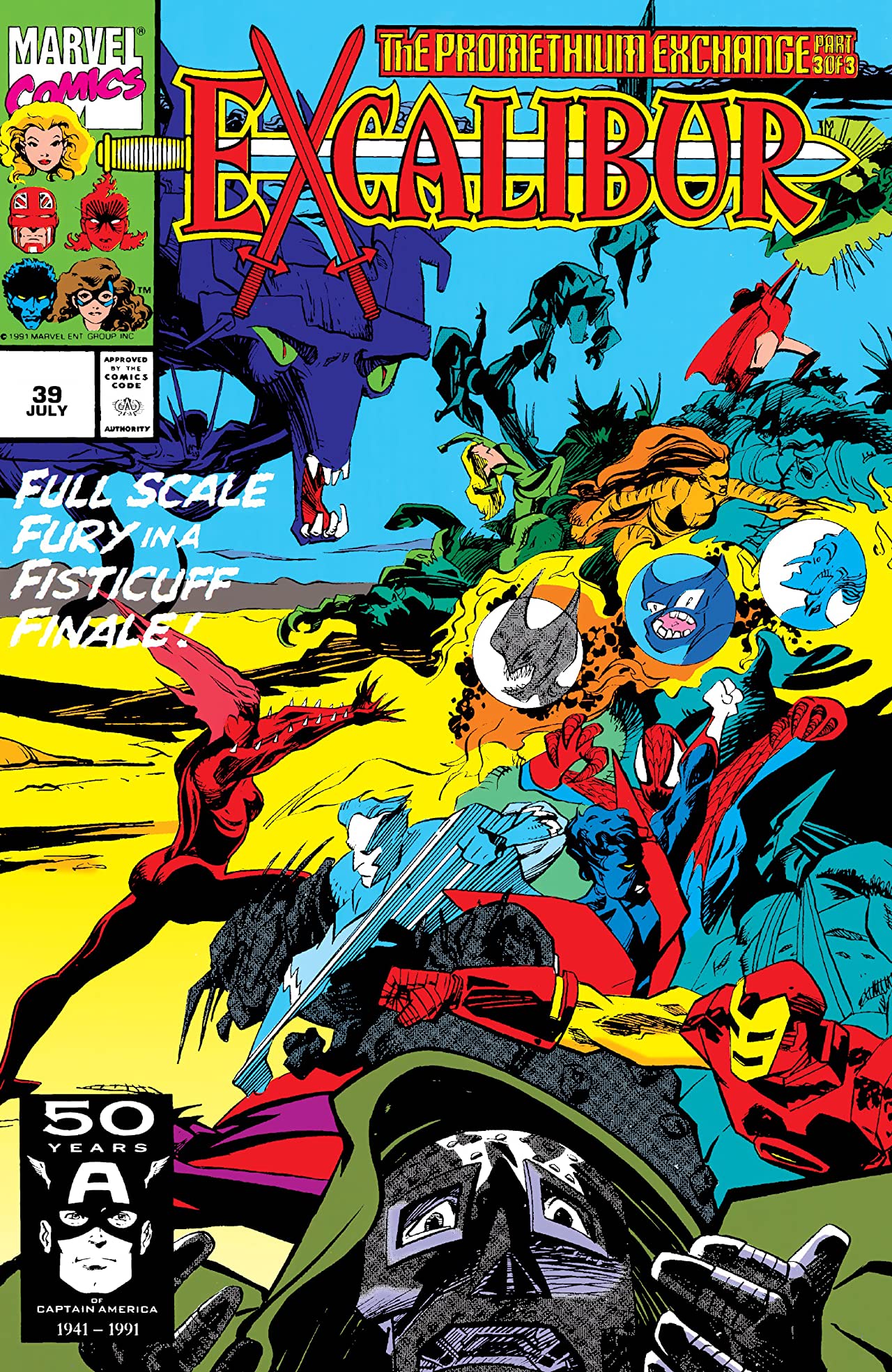 Cover of Excalibur #39